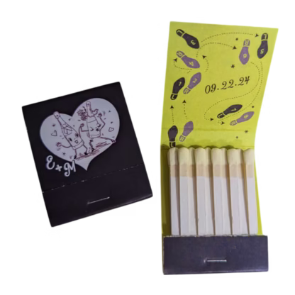 custom matches custom matchbooks full color printing 20-strike