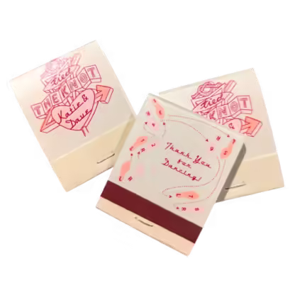 Tied the Knot! ✦ Vintage Diner Sign Wedding Matches - Image 3