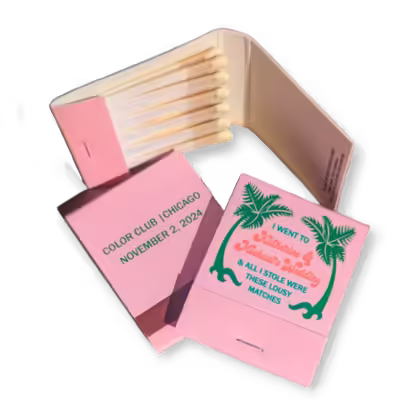 custom matchbooks for your wedding party favors fun unique