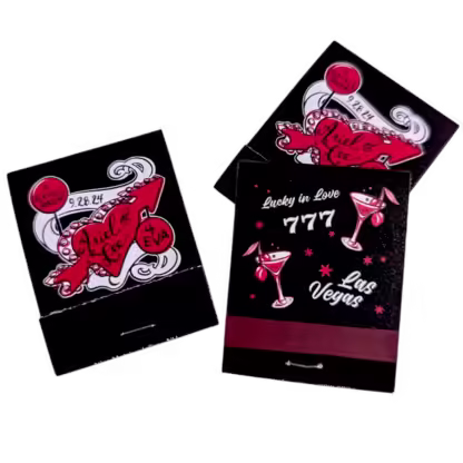 custom matchbooks by expert designer The Match Muse