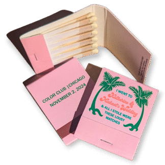 ...All I Got Was This Lousy Matchbook! ✧  Vintage Souvenir Wedding Matchbooks