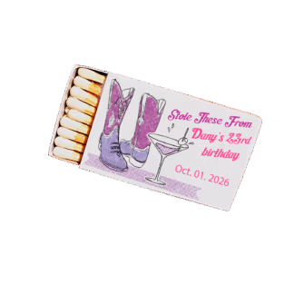 Martini Cowgirl Party Matches