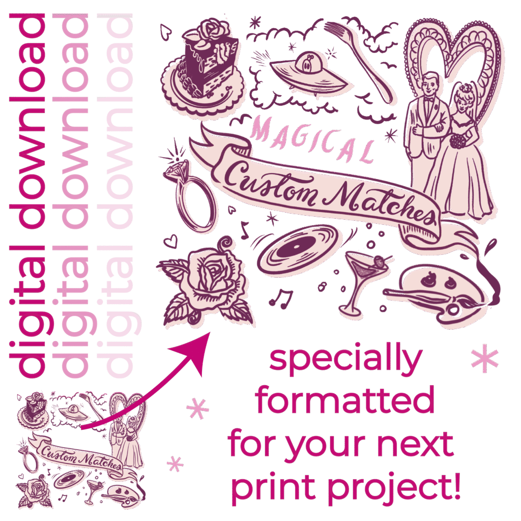 digital download of. a design we created