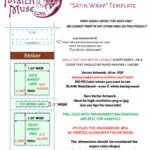 Template for designing matchbooks