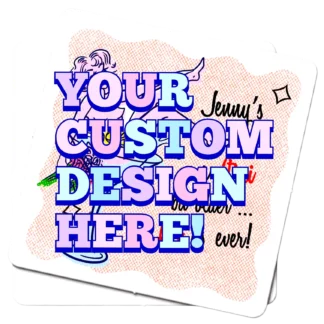 4" Custom Party Coasters - 100 pieces